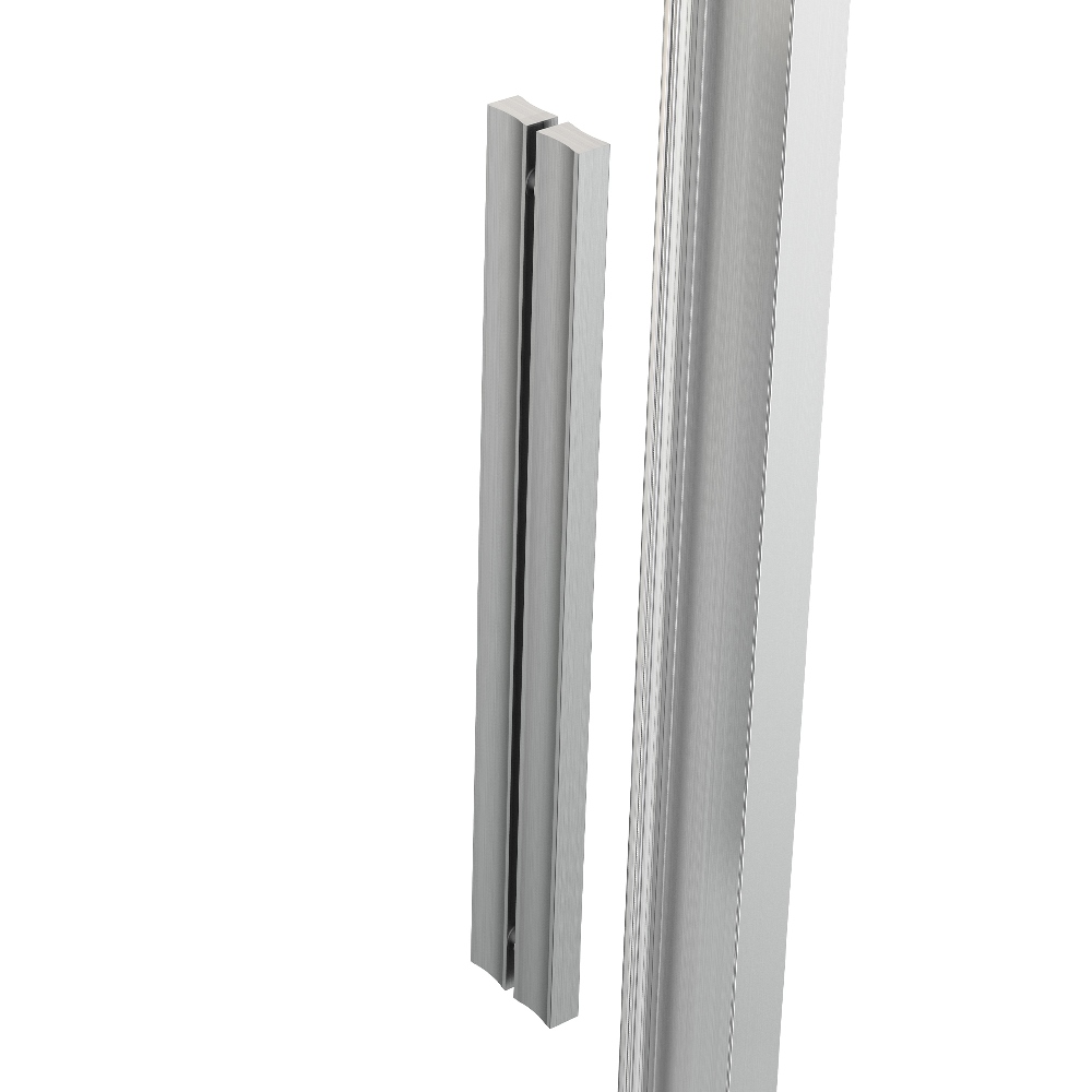 Душевой уголок Vincea Slim Soft 120х90 Никель / Прозрачное — изображение 3