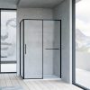 Душевой уголок Vincea Slim Soft Черный / Прозрачное