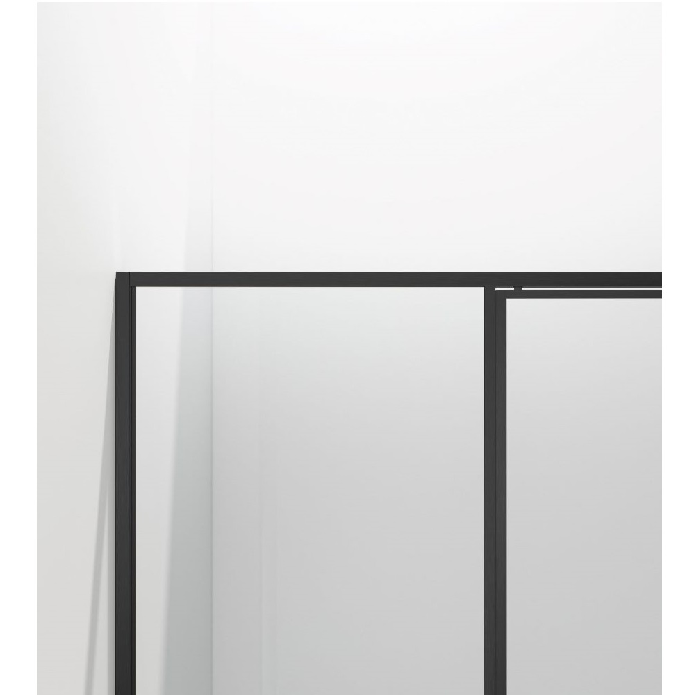Душевой уголок Vincea Slim 120х90 Черный / Прозрачное — изображение 2