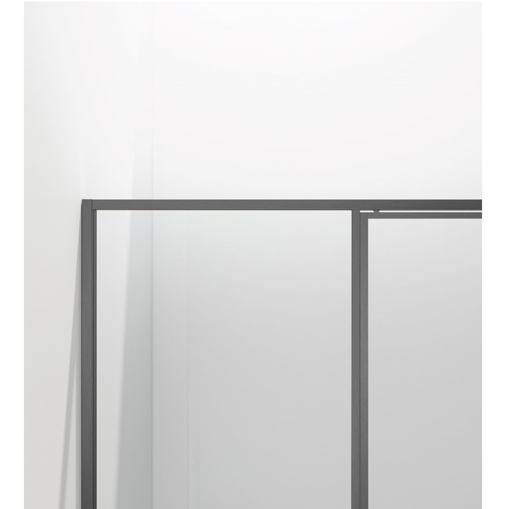 Душевой уголок Vincea Slim 120х90 Вороненая сталь / Прозрачное — изображение 3