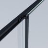 Душевой уголок Vincea Alpha 100х90 Черный / Прозрачное — изображение 3