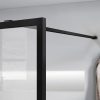 Душевая перегородка Vincea Walk-In Черный / Прозрачное-Рифленое — изображение 3