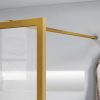 Душевая перегородка Vincea Walk-In Золото матовое / Прозрачное-Рифленое — изображение 2