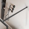 Душевая перегородка Vincea Walk-In Вороненая сталь / Рифленое — изображение 3