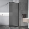 Душевая перегородка Vincea Walk-In Черный / Тонированное матовое