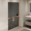 Душевая перегородка Vincea Walk-In Золото матовое / Тонированное