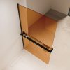 Душевая перегородка Vincea Walk-In Черный / Янтарное — изображение 2