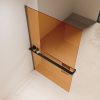 Душевая перегородка Vincea Walk-In Вороненая сталь / Янтарное — изображение 2
