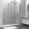 Душевая перегородка Vincea Walk-In Вороненая сталь / Прозрачное