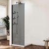 Душевая перегородка Vincea Walk-In Черный / Тонированное