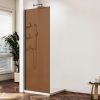 Душевая перегородка Vincea Walk-In Вороненая сталь / Янтарное