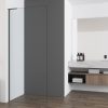 Душевая перегородка Vincea Walk-In Вороненая сталь / Прозрачное