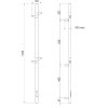 Полотенцесушитель электрический Vincea VTD-1D 13х137 Белый — изображение 4