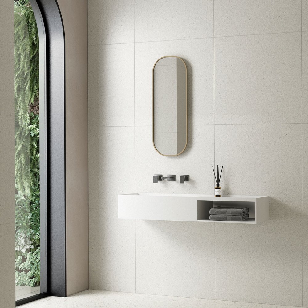 Раковина подвесная Vincea Solid Surface 120 Белый матовый — изображение 2