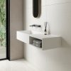Раковина подвесная Vincea Solid Surface 120 Белый матовый — изображение 3
