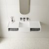 Раковина подвесная Vincea Solid Surface 120 Белый матовый