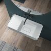 Раковина подвесная Vincea Solid Surface 80 Белый матовый — изображение 3